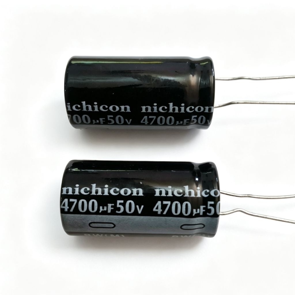 KAPASITOR ELCO ELKO 4700UF 50V 4700 UF 50 VOLT NICHICON ORIGINAL KUALITAS BAGUS