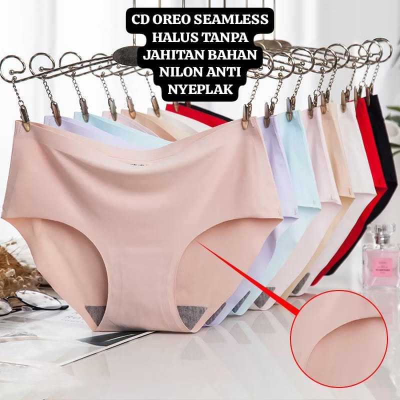 [COD] Celana Dalam Wanita Seamless Premium Quality CD Seamless Halus Tanpa Jahitan Pkaian Dalam Gros