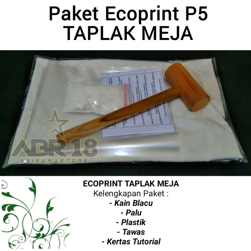PAKET ECOPRINT TAPLAK MEJA LENGKAP