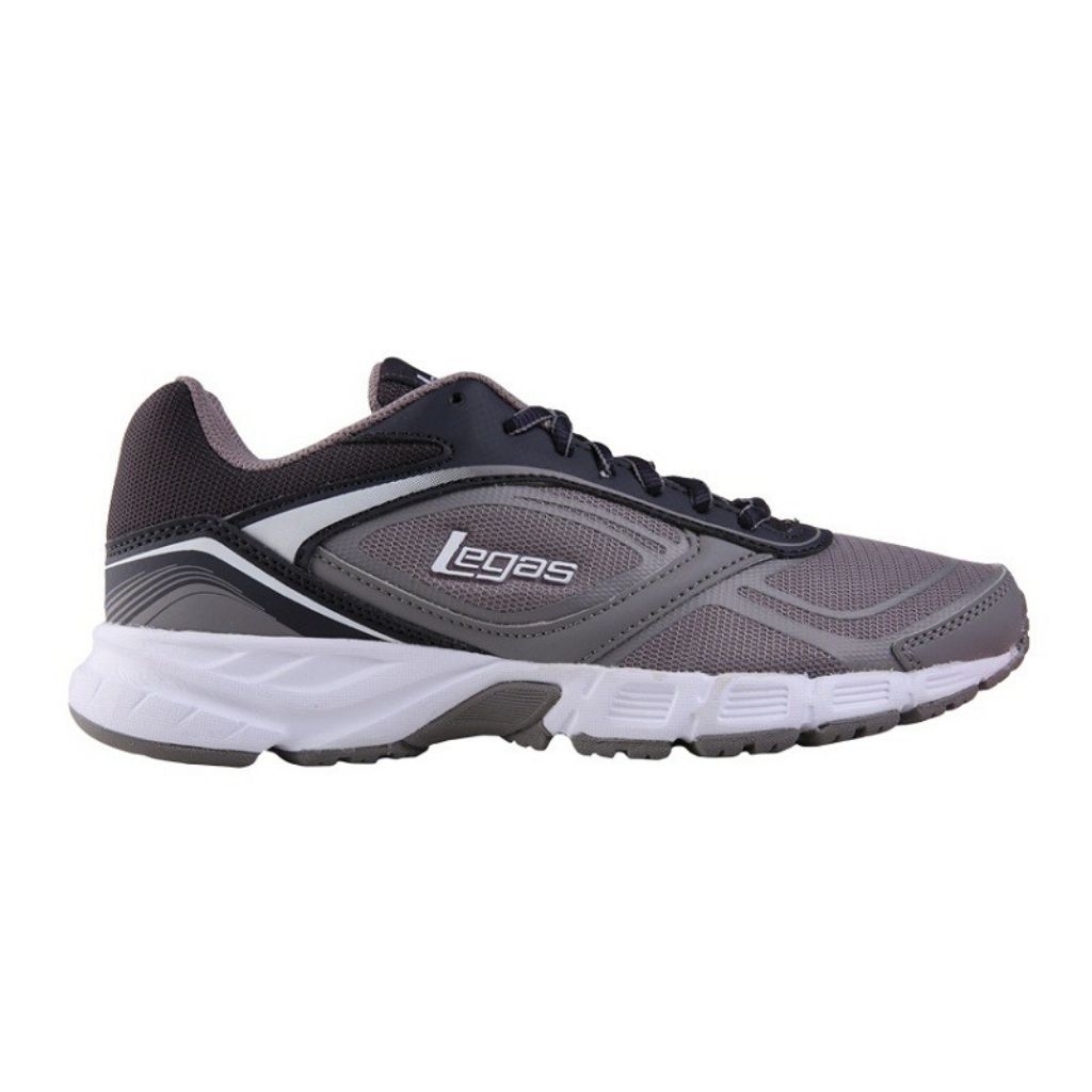 Sepatu League Legas Evade 2 LA M Gray Running Shoes Pria Wanita Original