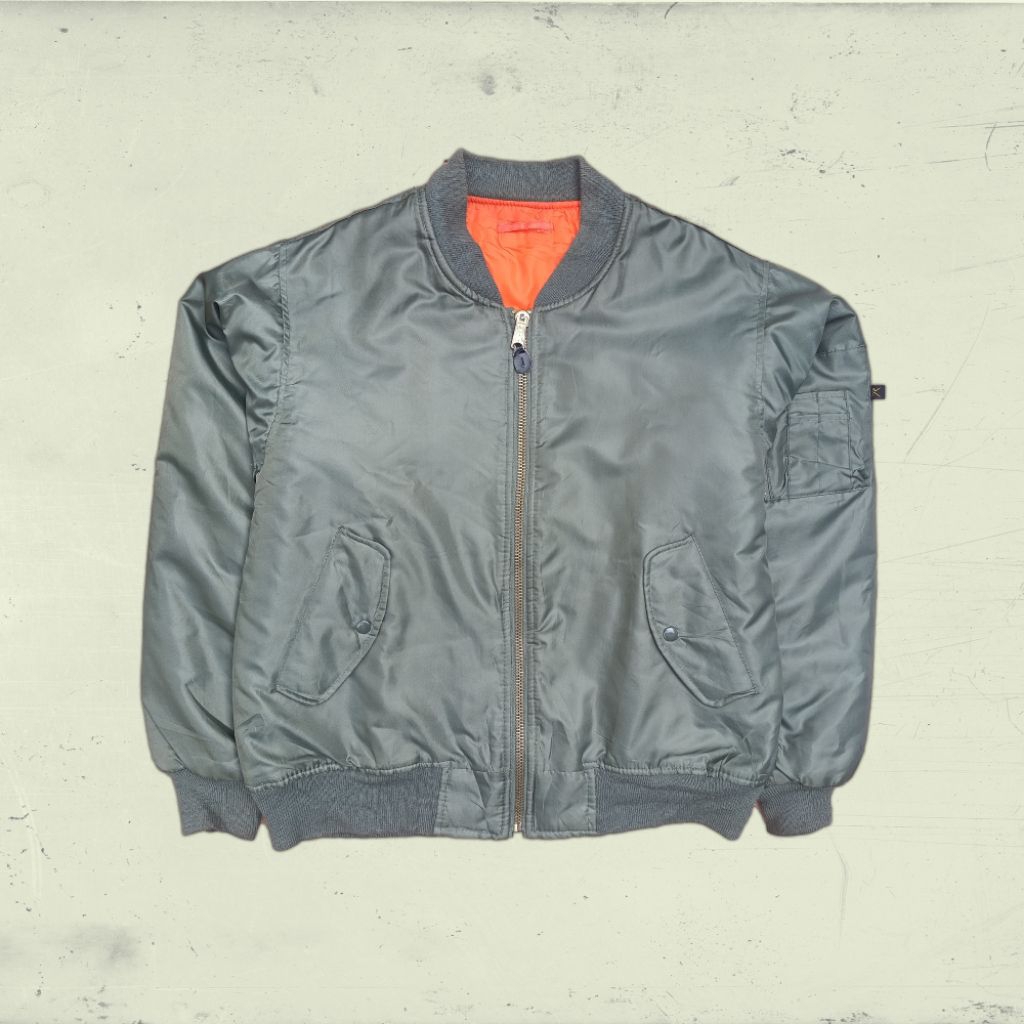 MA-1 Military Bomber Jacket by Rotcho L Size Premium Nylon Flyers Jacket Intermediate Like Alpha Ind