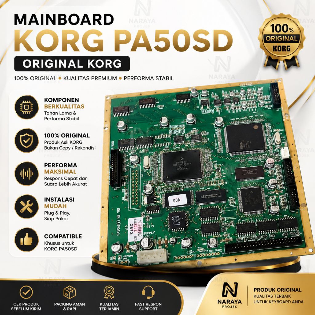 Mainboard KORG PA50SD Original – Mesin Keyboard KORG PA50SD
