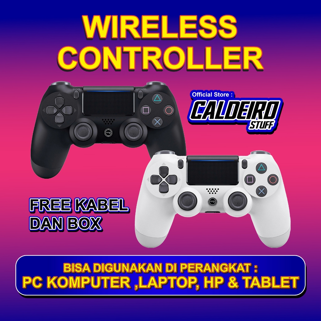 WIRELESS CONTROLLER - STIK GAMEPAD UNTUK PC KOMPUTER & LAPTOP