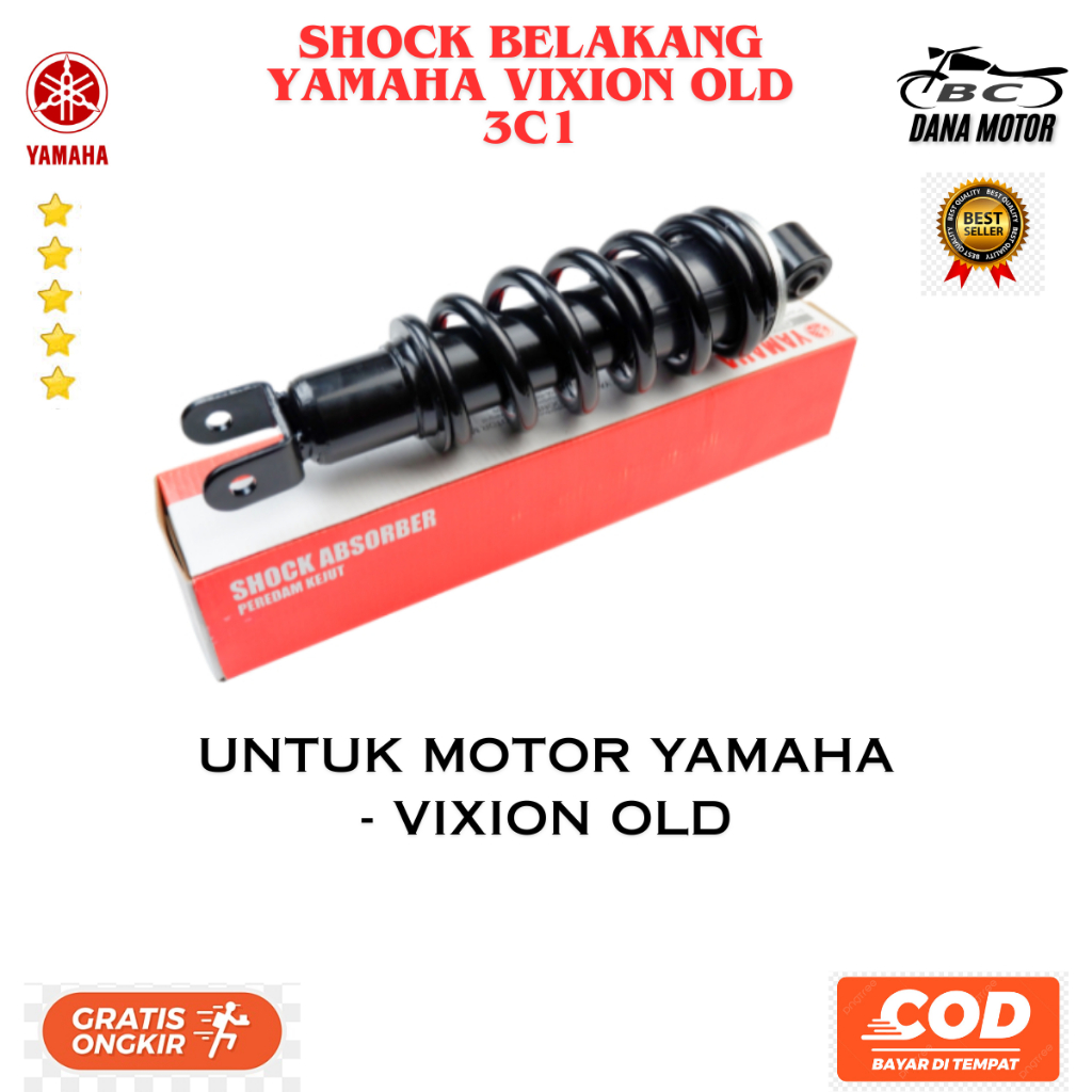 shock belakang vixion old Ori / monoshock vixion Asli Bawaan Motor - 3C1-F2210-00