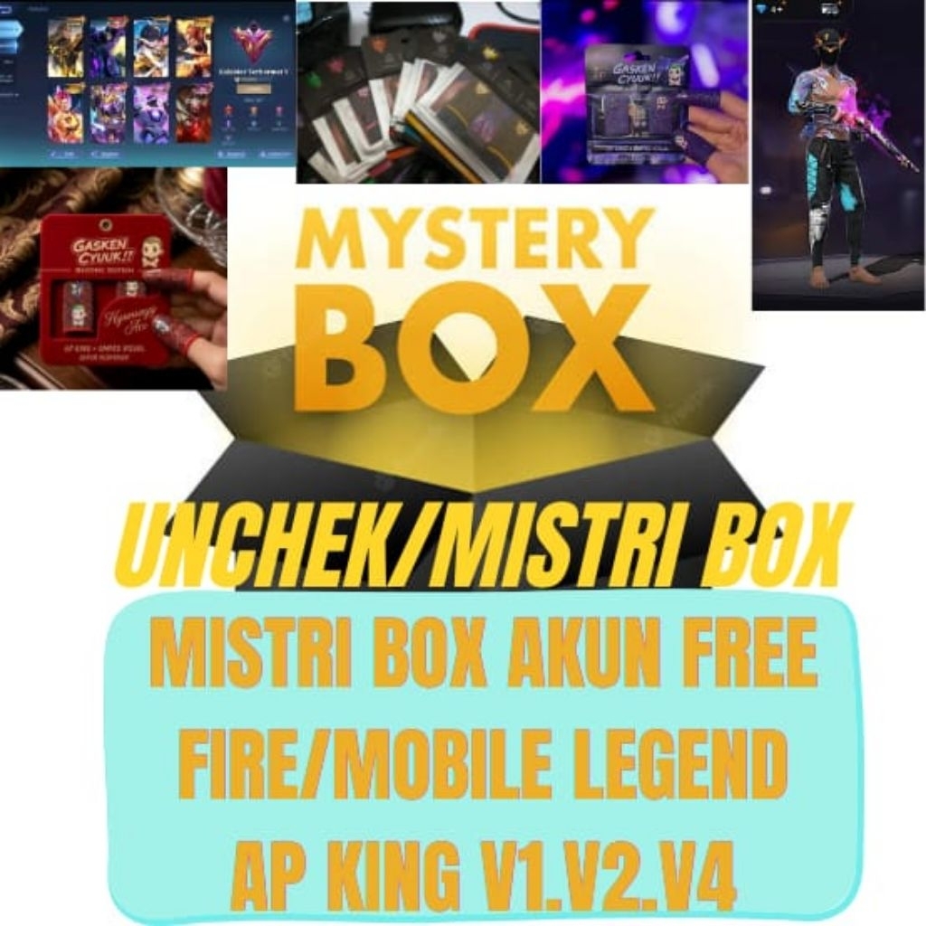 misteri box akun ff/ml dan ap king v1,v2,v4