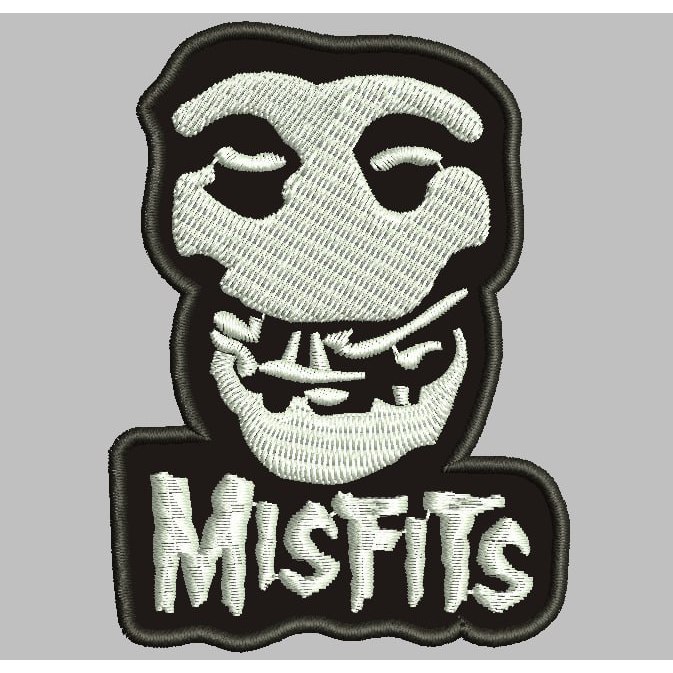 PATCH BORDIR BAND MISFITS PUNK PATCHES
