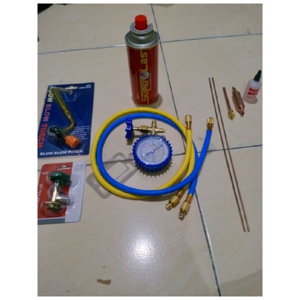 Paket Hemat Freon R134 Isi Kulkas Lengkap Tinggal Pake Best Seller Murah Paket Alat Isi Freon Kulkas