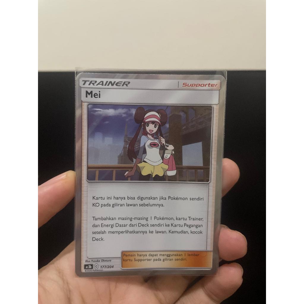 Mei 177/204 holo trainer pokemon Indonesia tag team tcg AC3b