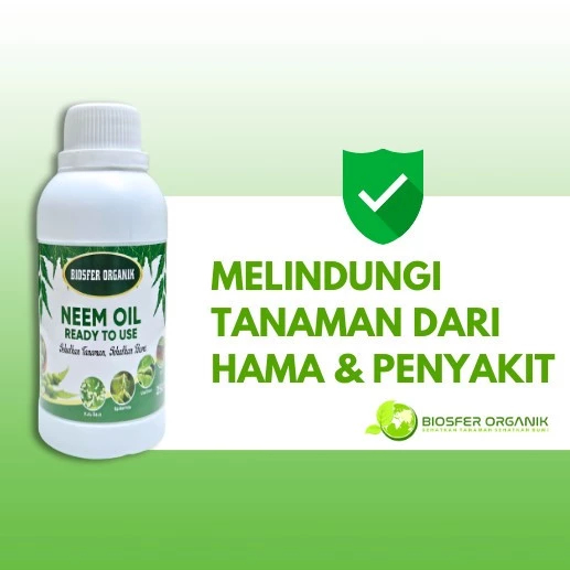 Pestisida Organik Neem Oil 250ML - 100ML / Ekstrak Neem Oil ( Daun Mimba )