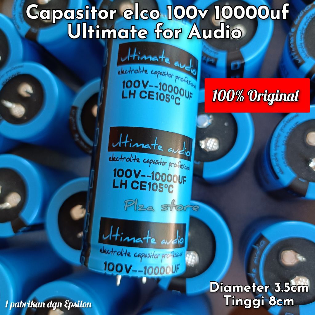 Elko 100v/10000uf Ultimate original capasitor Elco 10000uf 100v Ultimate