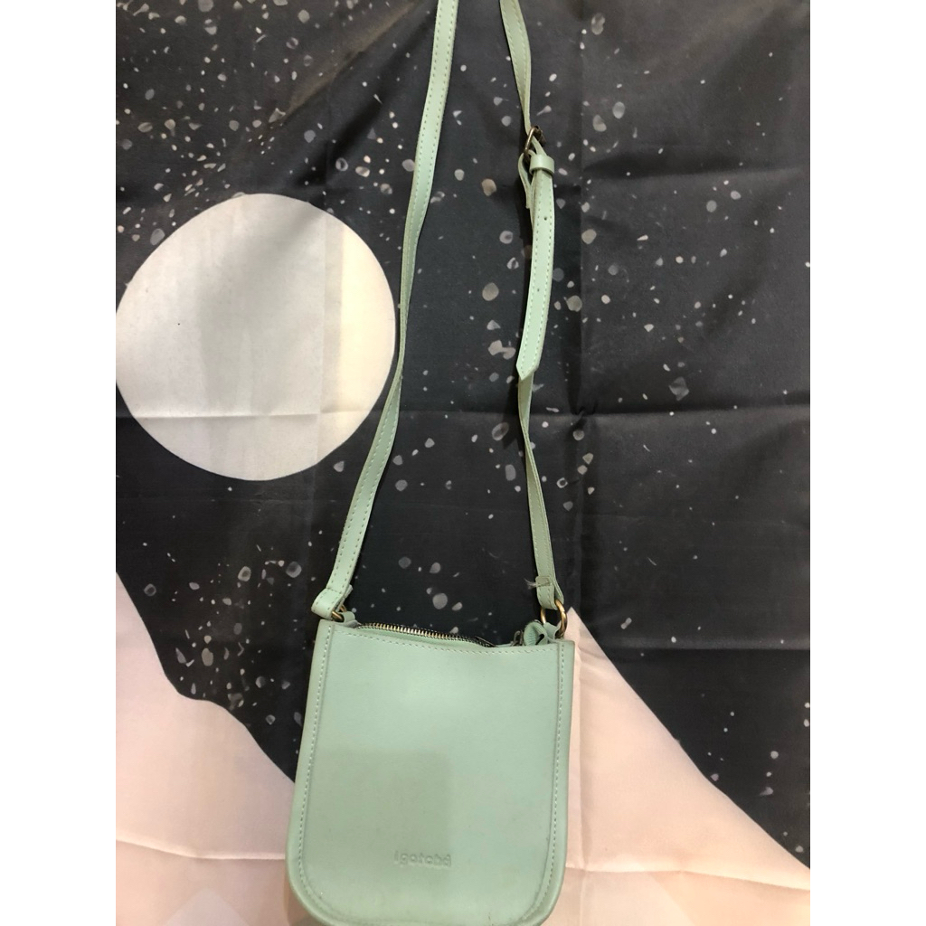 preloved tas hijau