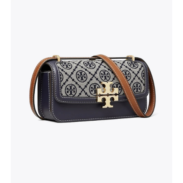 (Ready Stock) Volaire.id Tory Burch Monogram Small Rectangle Eleanor Tas Wanita Selempang Crossbody 