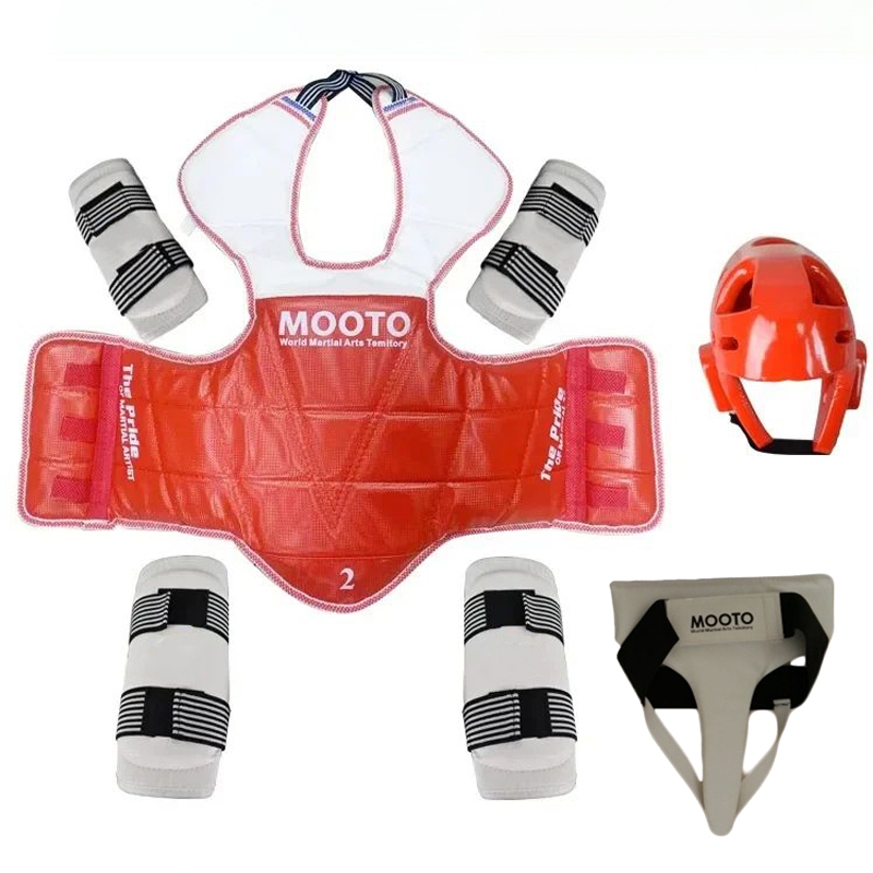 Full Set Taekwondo Body Protector Taekwondo Helm Guard Taekwondo -