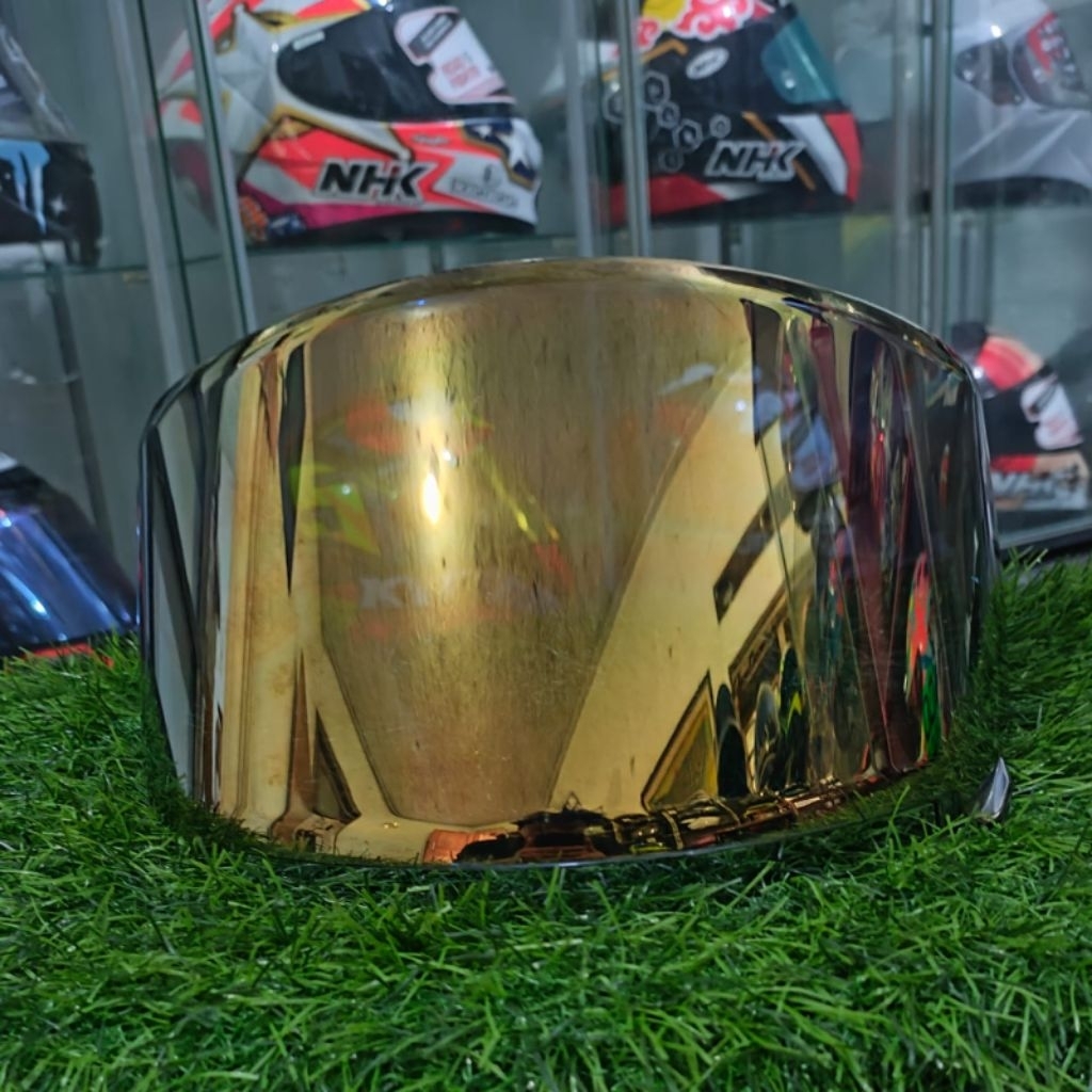 VISOR IRIDIUM GOLD NHK GP R TECH RACE STREET ORIGINAL NHK