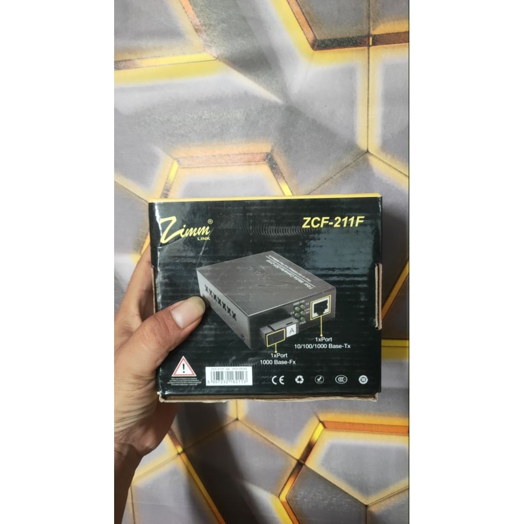 Zimm Link Fiberhome Media Converter Model:ZCF-211F