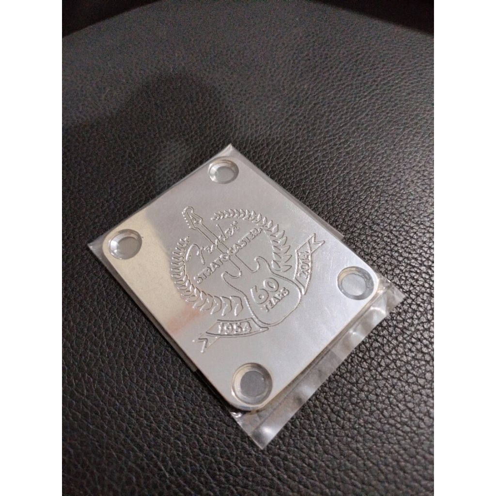 Neckplate gitar fender anniversary 60th stratocaster