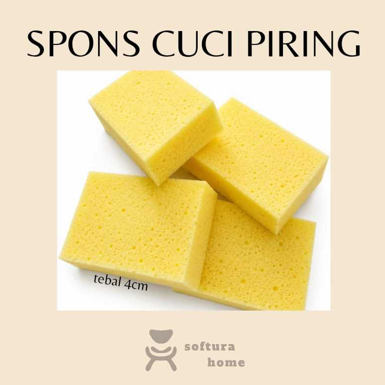Spons Busa Cuci Serbaguna Tebal 4Cm