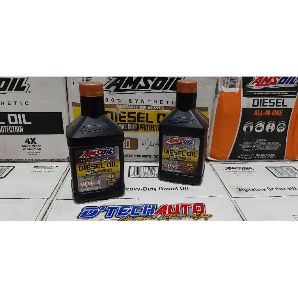 AMSOIL SIGNATURE MAXDUTY SERIES SAE 5W30 100% SYNTHETIC / AMSOIL MAXDUTY SERIES 5W 30 / OLI MOBIL DI