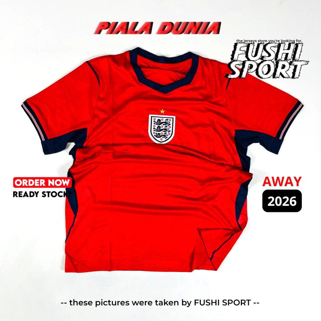 Jersey Baju Bola 2026 Inglnd Away Piala Dunia Full Patch NEW