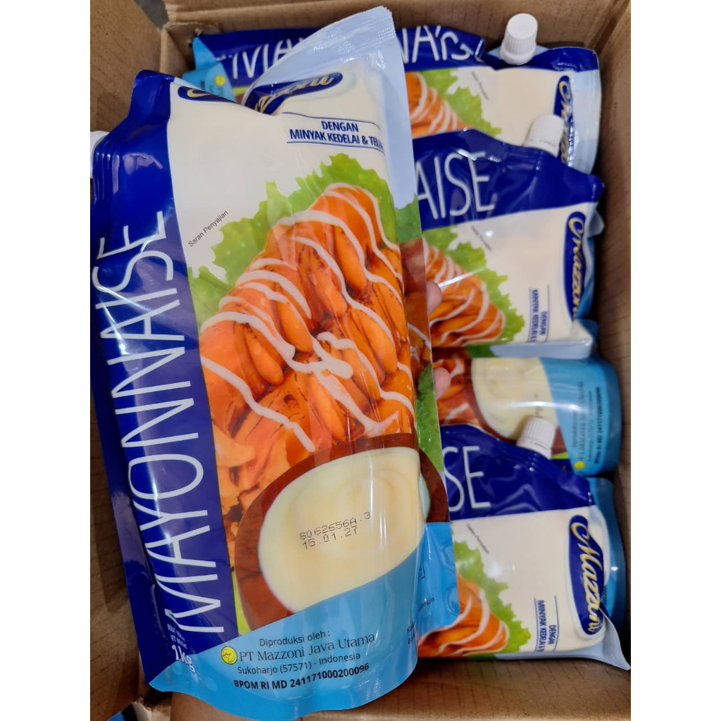 Mazzoni Mayonaise 1 KG / MAYONES PRAKTIS