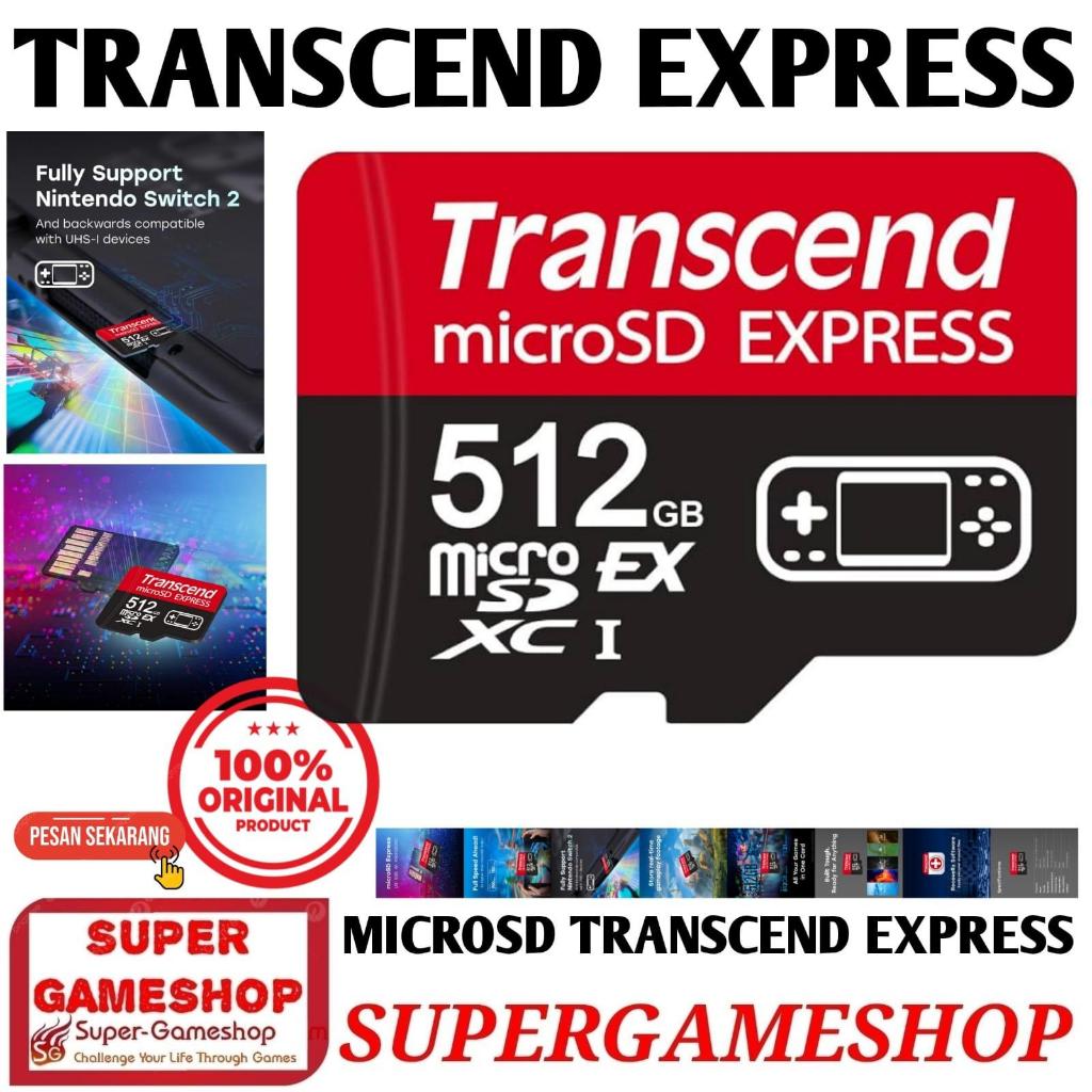 Transcend MicroSD 512GB - Micro SD 512G Express Transcend Express Original Memory Card Transcend mic
