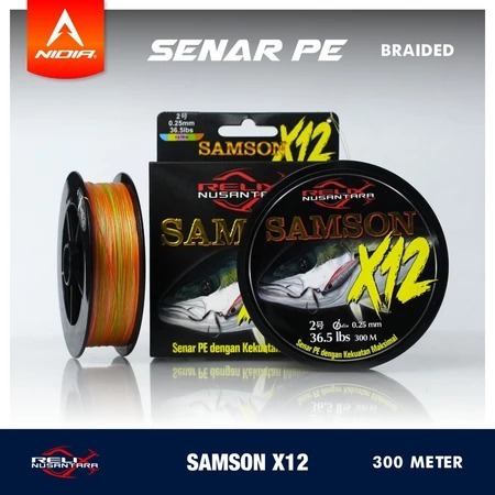 diskon Senar Pancing PE Samson X12 Relix Nusantara Senar Pancing langsung kirim