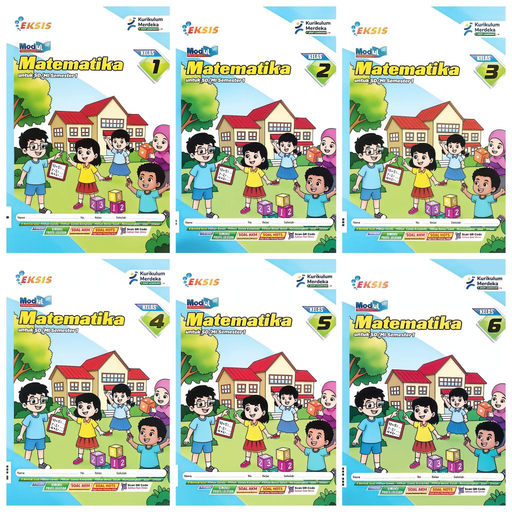 BUKU LKS SD MI EKSIS KURMER MATEMATIKA KELAS 1 2 3 4 5 6 SEMESTER 1 GANJIL KURIKULUM MERDEKA TA.26/2