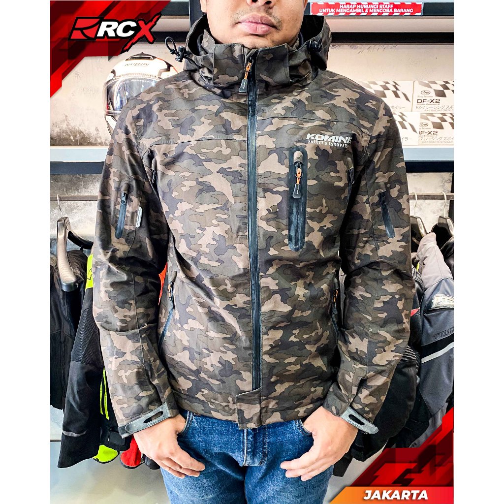Jacket Komine JK-555 Camo Original Second 2nd Bekas RCX