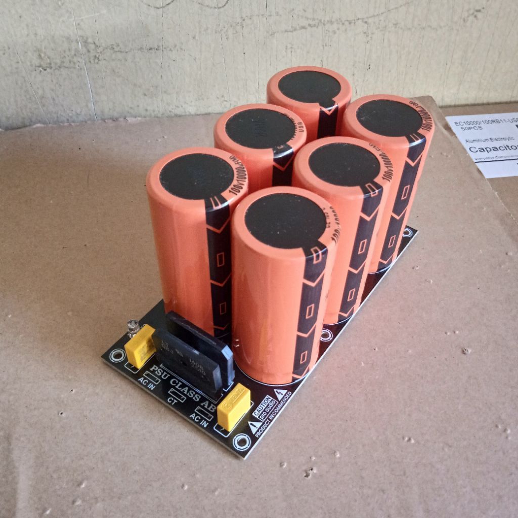 PAKET PSU 6 Elco RUBYCON 100 V 10000 UF PSU 6 ELCO
