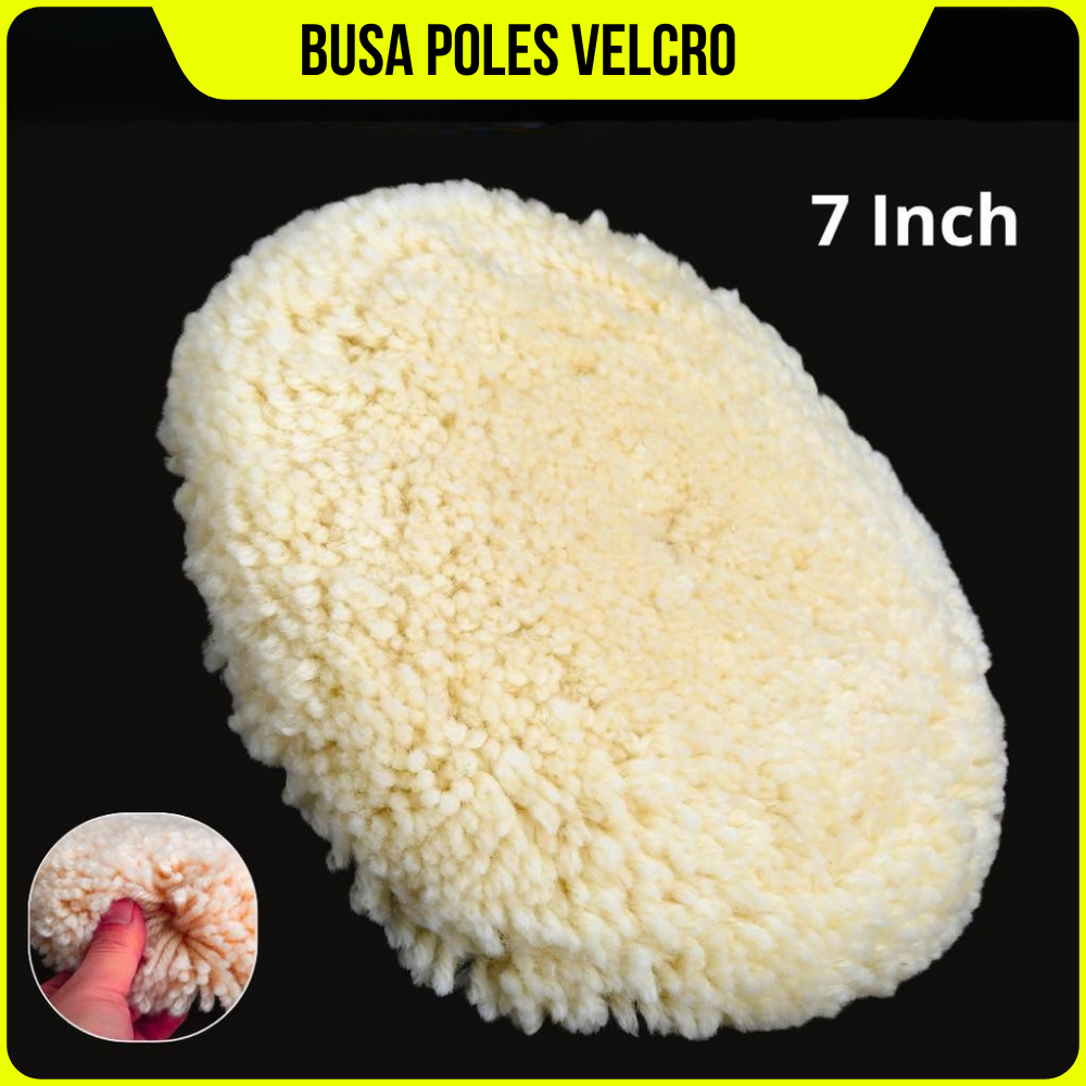 Wool poles 7 inch wool mesin poles 180mm wool finishing poles wool velcro mesin poles