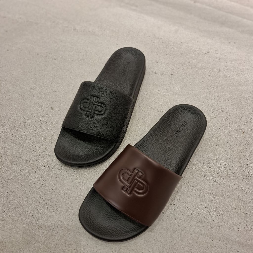 Pedro Men's Slider Sandal Authentic - Sendal Pria Simple Ringan & Nyaman Untuk Harian