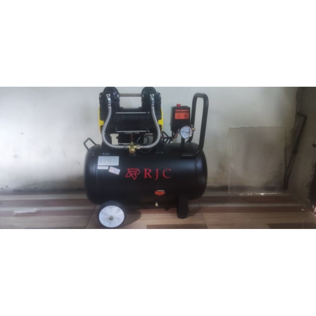 Kompresor Angin Listrik RJC 30L Oilless dengan Desain Portabel