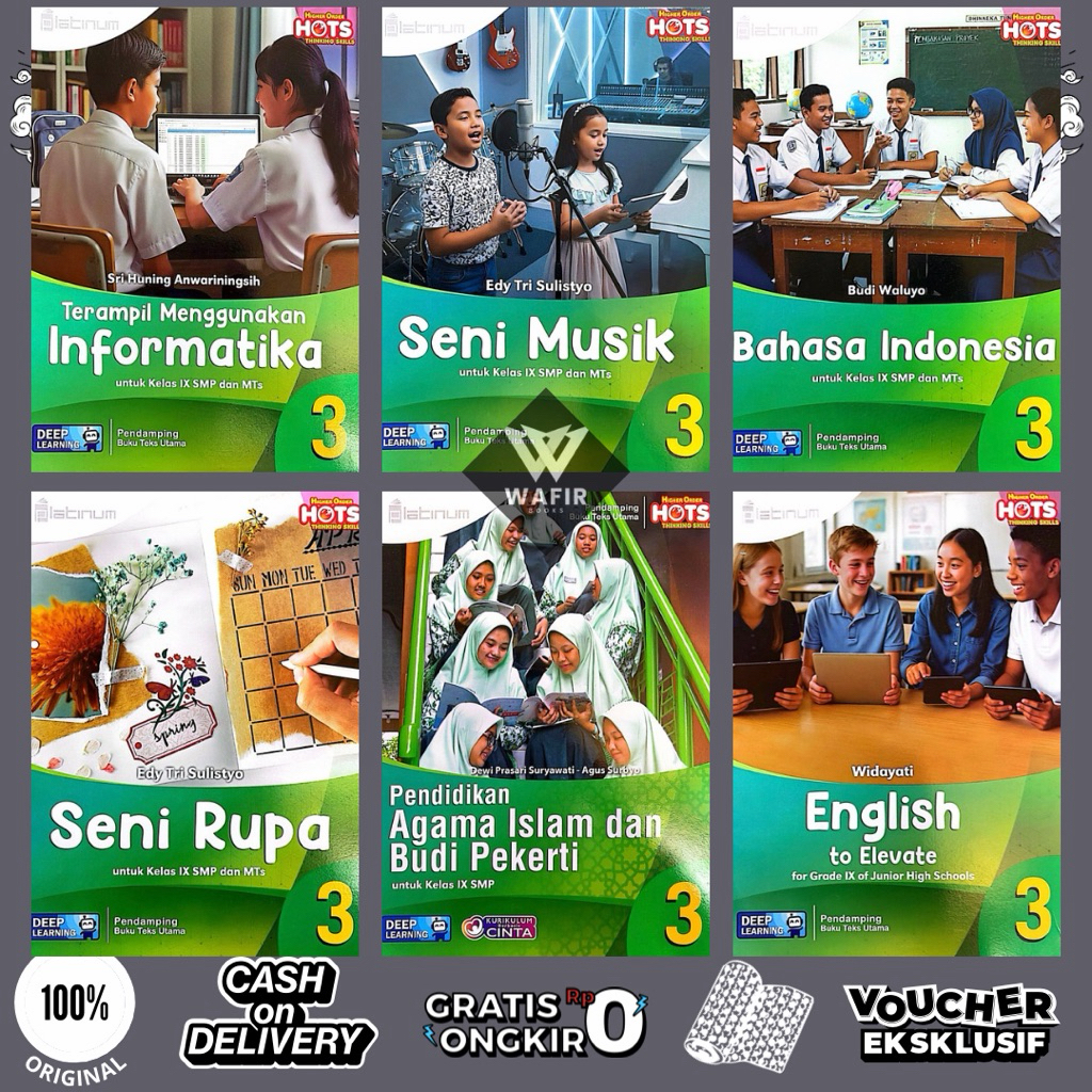 Buku Platinum Kelas 9 SMP Deep Learning Penerbit Tiga Serangkai