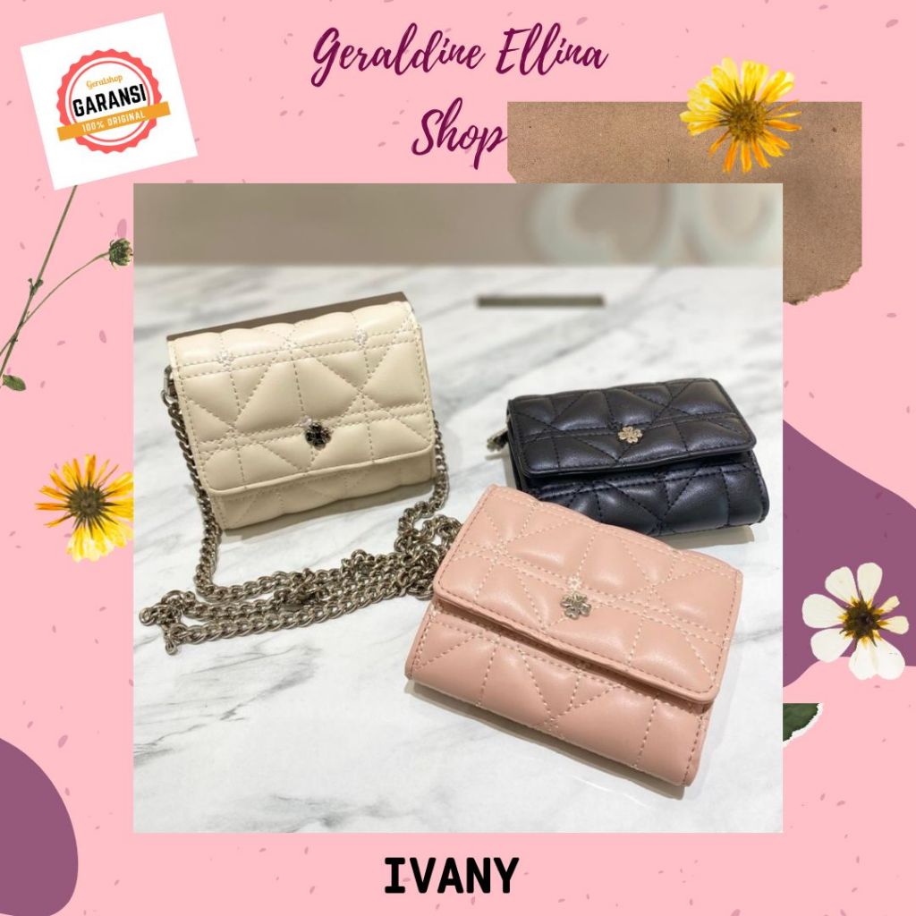 DOMPET WANITA IVANY SERIES EVB WALLET ORIGINAL