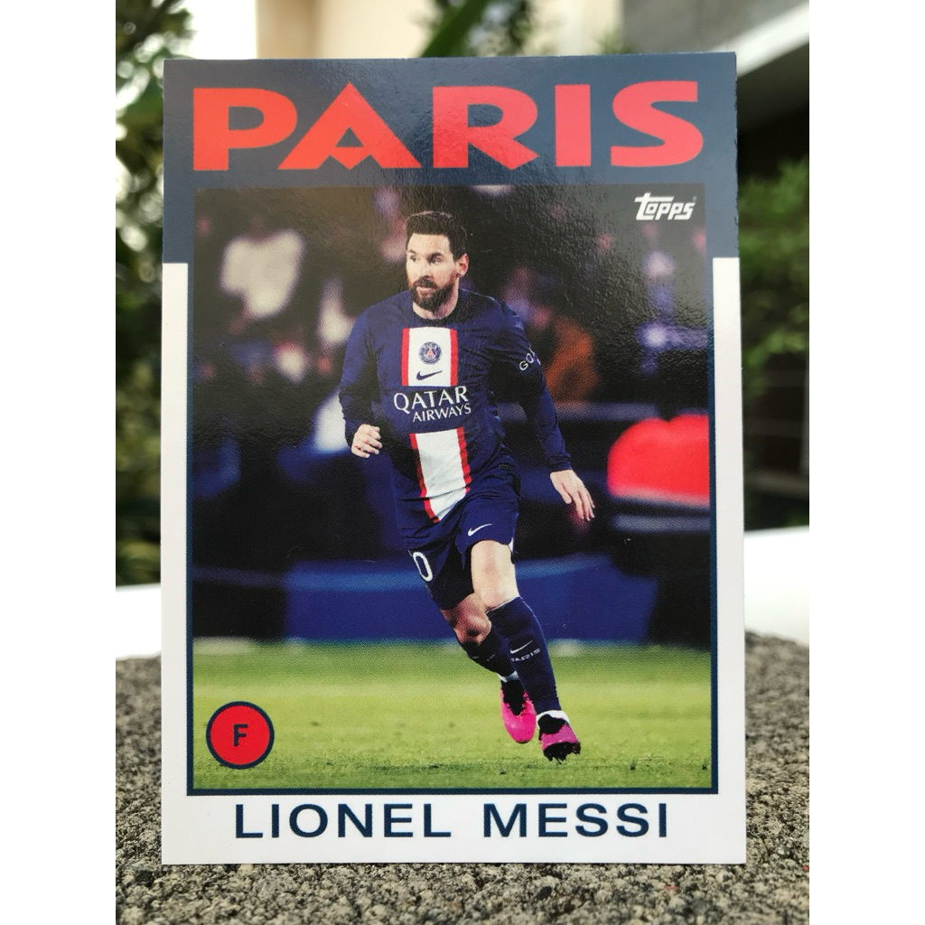 LIONEL MESSI KARTU TOPPS PARIS SOCCER CARD 2023