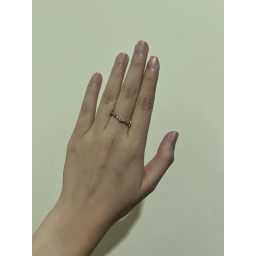 preloved cincin kkv ohsome silver titanium anti karat elegan jogja