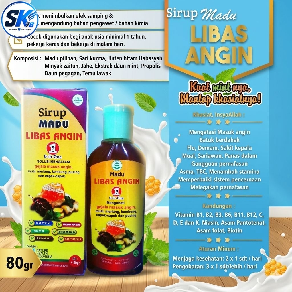 MADU LIBAS ANGIN Cocok Buat Masuk Angin