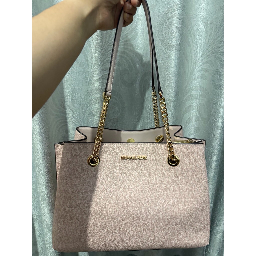 tas michael kors pink
