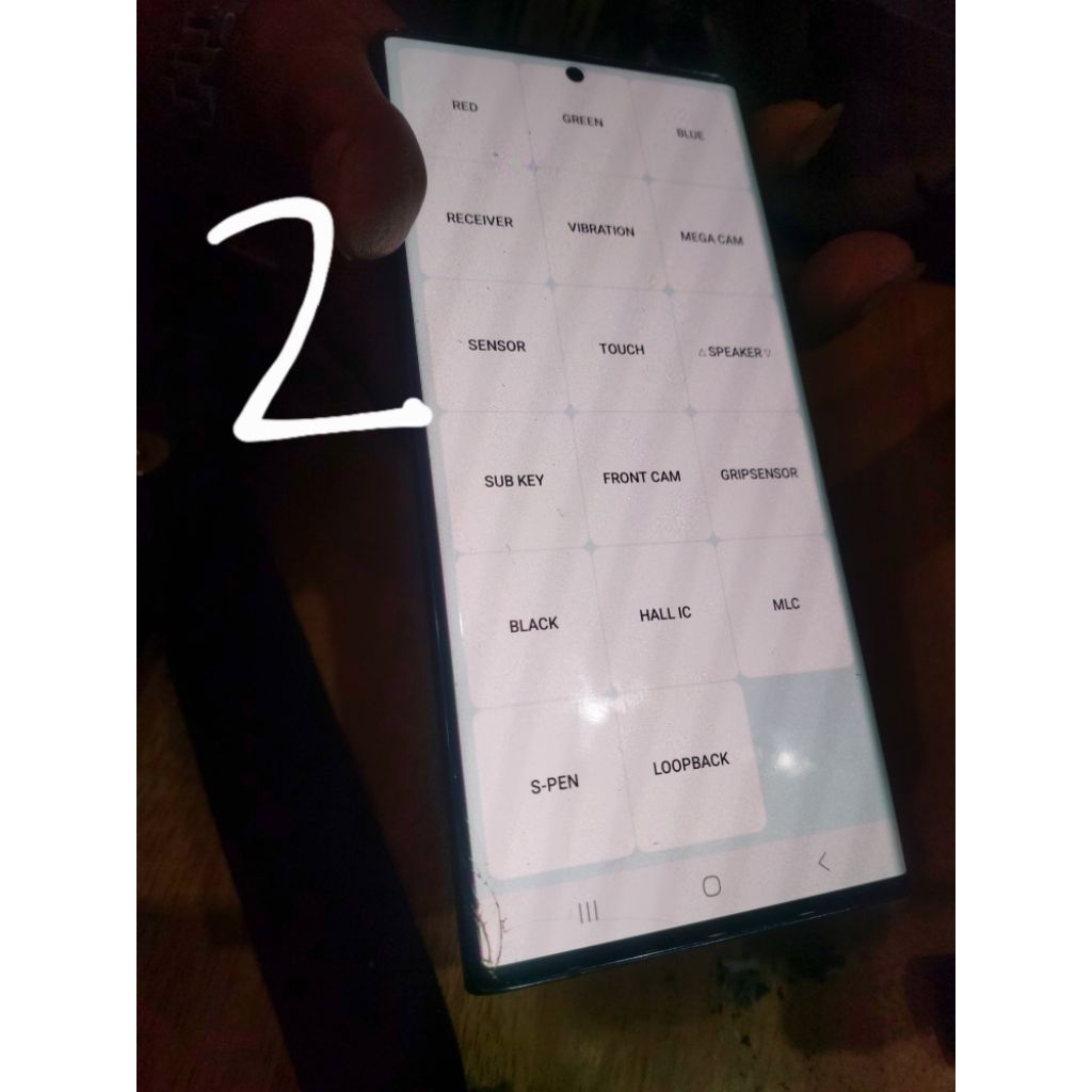 LCD Samsung s22 ultra original copotan