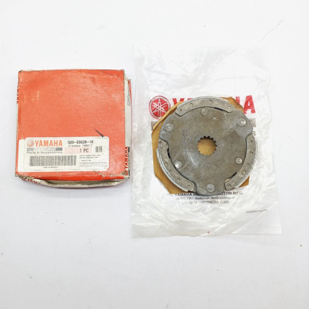 CLUTCH CARRIER ASSY KAMPAS GANDA SET ORIGINAL VEGA ZR JUPITER Z 115 NEW 5D9-E6620-10