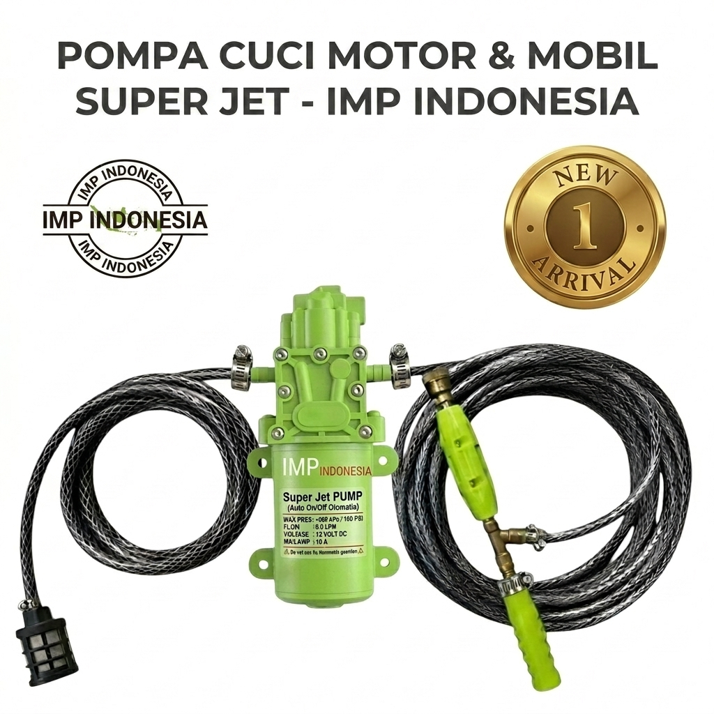 IMP INDONESIA Alat Mesin Cuci Motor Mobil AC Otomatis On off  Steam Pump Tekanan Tinggi