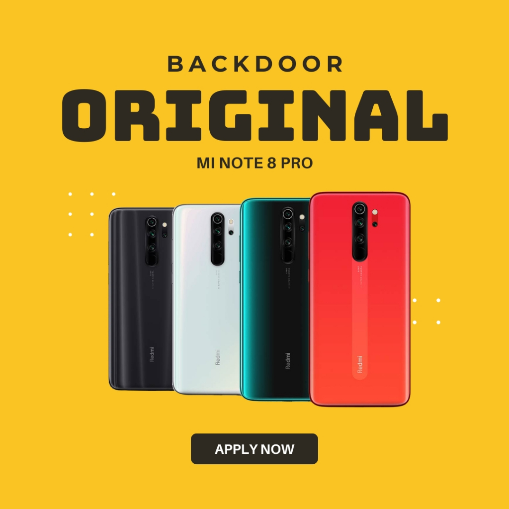 BACKDOOR XIAOMI MI NOTE 8 PRO