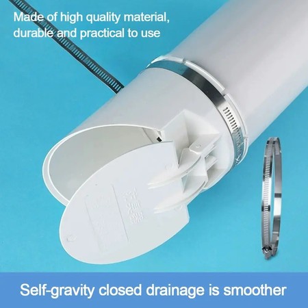 Backflow Valve 2/3/4/6 Inch Back Flow Valve Rucika Backflow Valve Pembuangan Saluran Pipa PVC