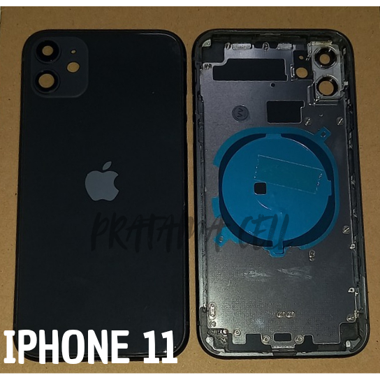 BACKDOOR BACK COVER CASING HOUSING + KACA ORIGINAL IPHONE 11