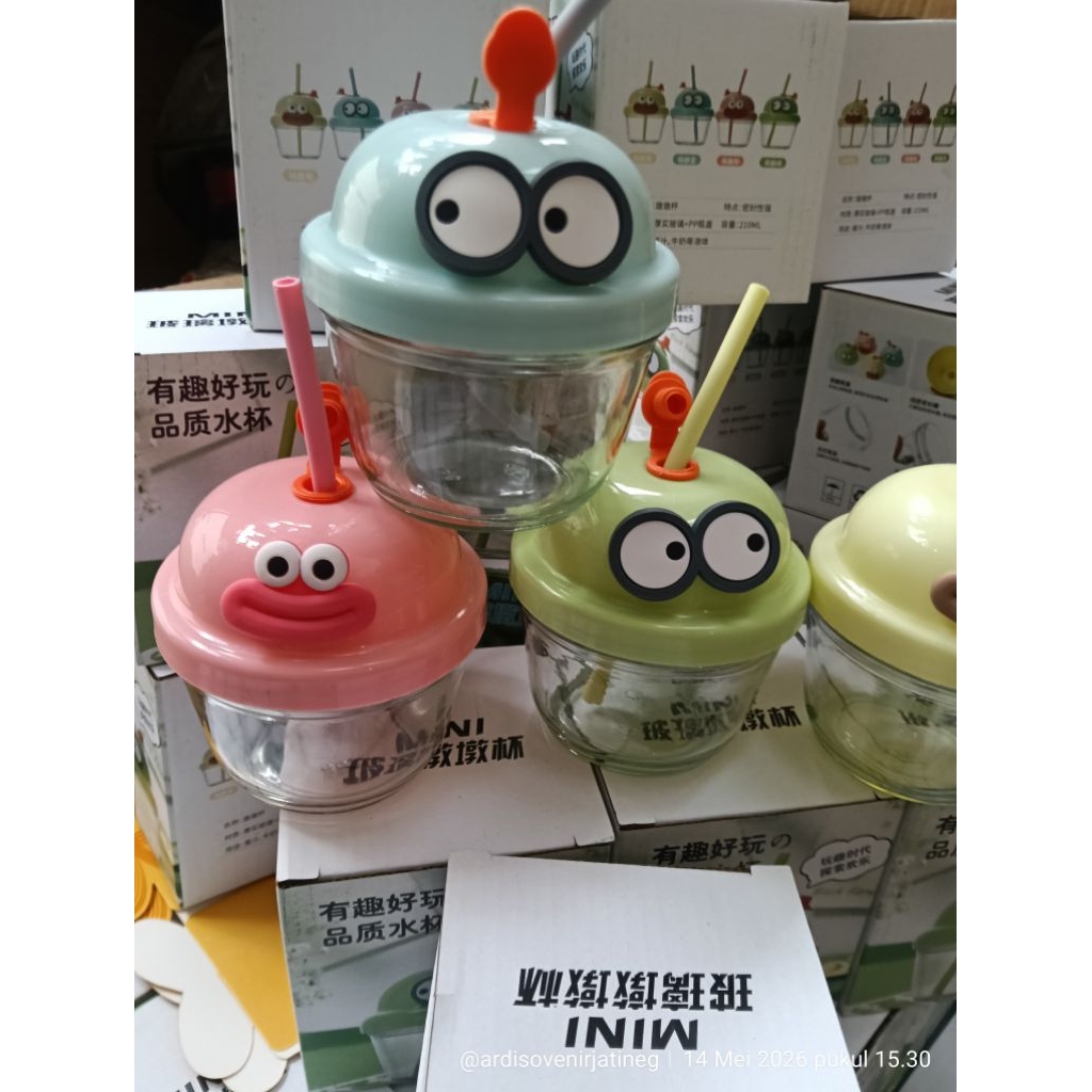 TUMBLER IMUT KARATER EMOJI/ MINI TUMBLER EMOJI
