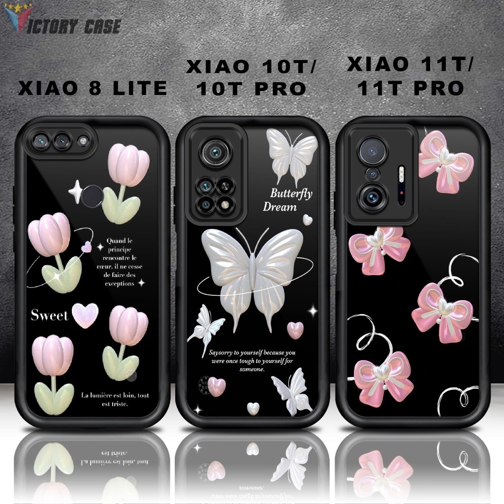 Case Hp Softcase glossy For XIAOMI MI 8 LITE 10T 10T PRO 11T 11T PRO CUTE Silikon Glass Casing Handp