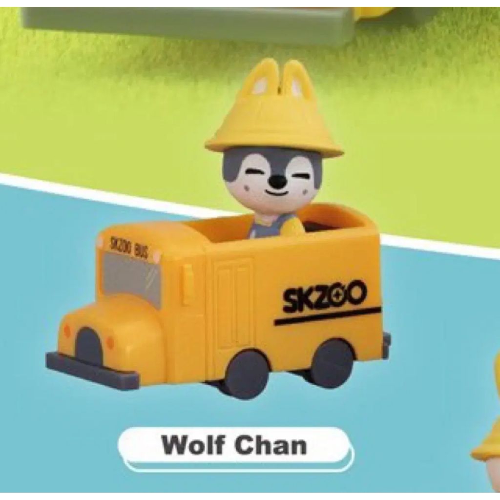 [LAST STOCK] SKZOO BUS WOLFCHAN bandai (BACA DESKRIPSI)