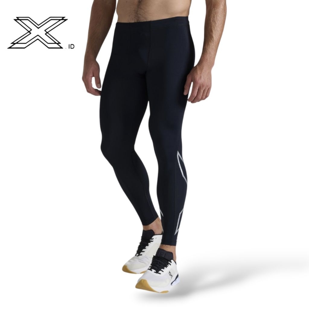 2xu Core Compression Tights Mens Black Silver