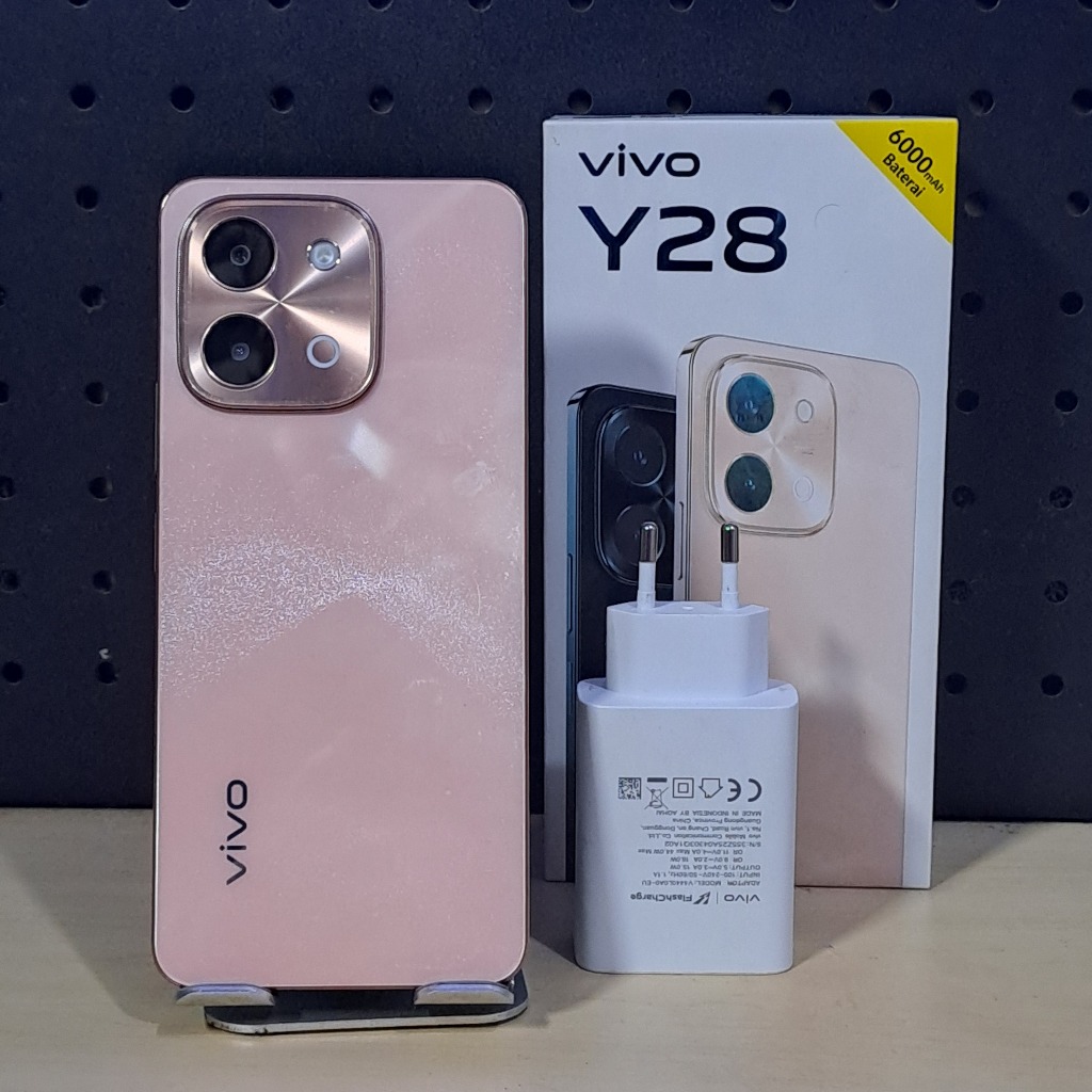 VIVO Y28 6/128GB SECOND FULLSET BERGARANSI