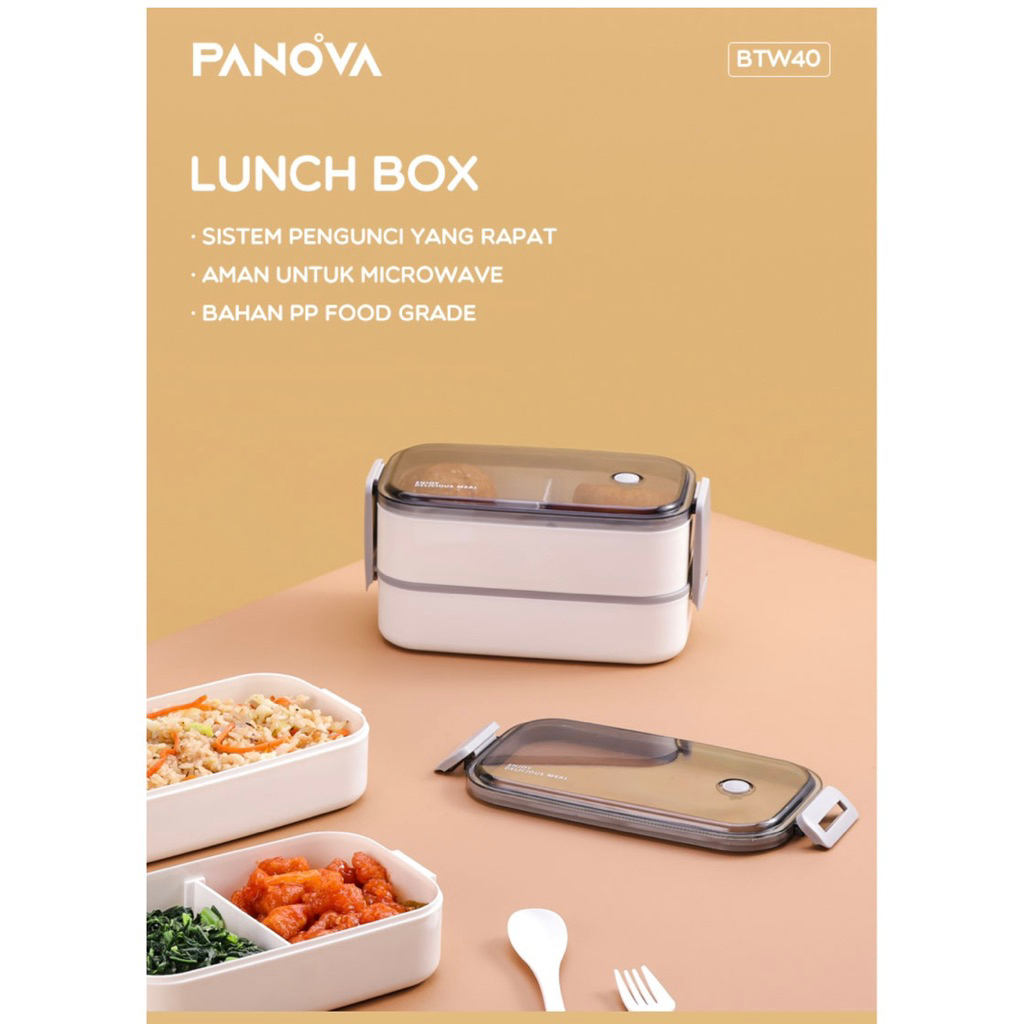 BONBOX PANOVA Lunch box / Kotak makan / Kotak bekal